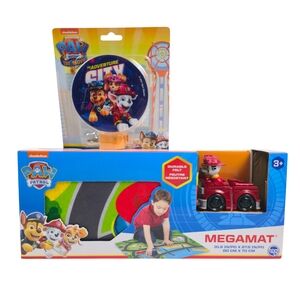 Spin Master PAW Patrol Mega Felt Playmat with Marshall & LED Night Light BUNDLE